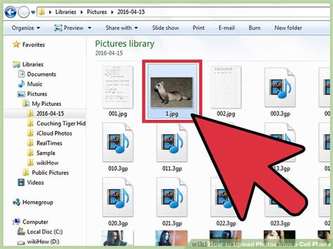 how to upload photos to email from phone
