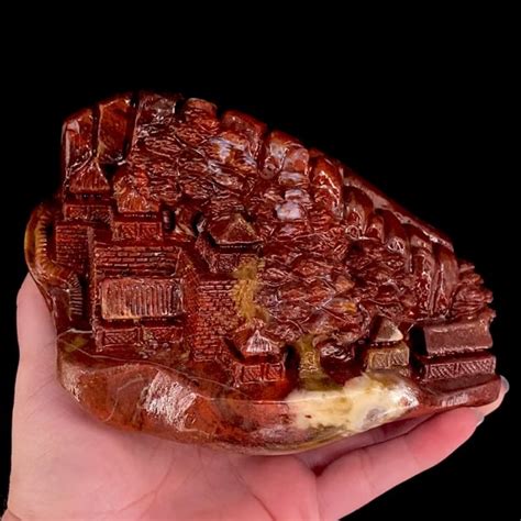 jasper carving village  indonesia