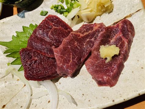 Basashi [raw horse meat] : r/JapaneseFood