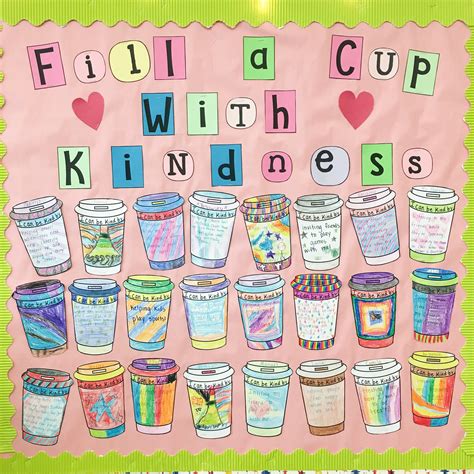 Cup Of Kindness Template - Printable Word Searches