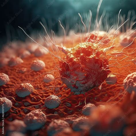 microbiology  small spherical bacteria  virology background