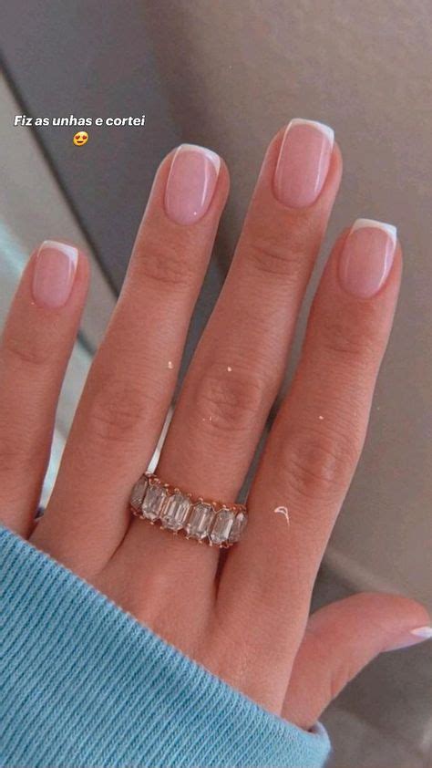 Unhas Curtas Com Francesinha - Top 10 francesinha unhas curtas ideas and inspiration