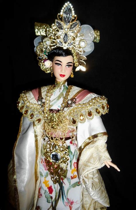 Golden Blossom Empress of Asia China Japan World Barbie Doll Ooak