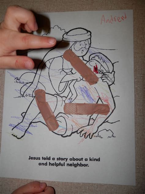 Printable Good Samaritan Craft