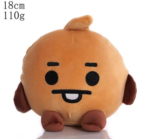 Шуки 18 см печенька мягкая игрушка бтс персонаж bts shooky army ...
