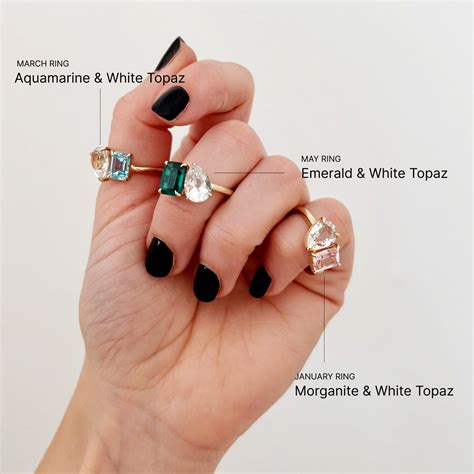 March Birthstone Ring; Juwels & Co.