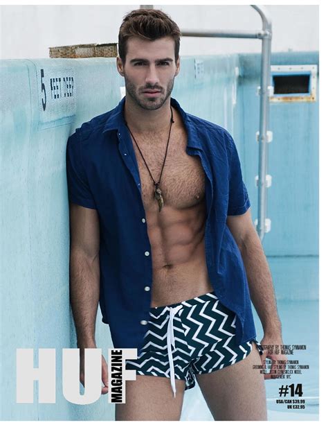Barier - 帥氣性感美國男模Justin Clynes與攝影師Thomas Synnamon合作拍攝HUF雜誌泳裝特輯。 - Plurk
