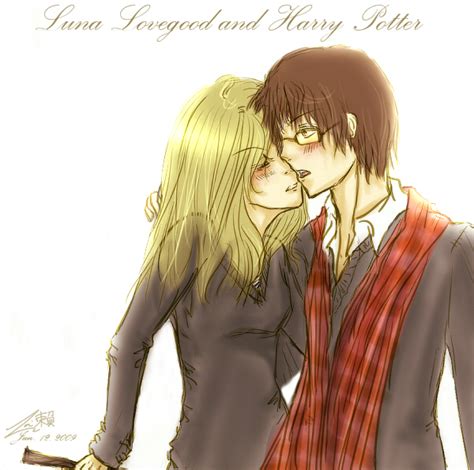 Luna Lovegood and Harry Potter by silverstr on DeviantArt