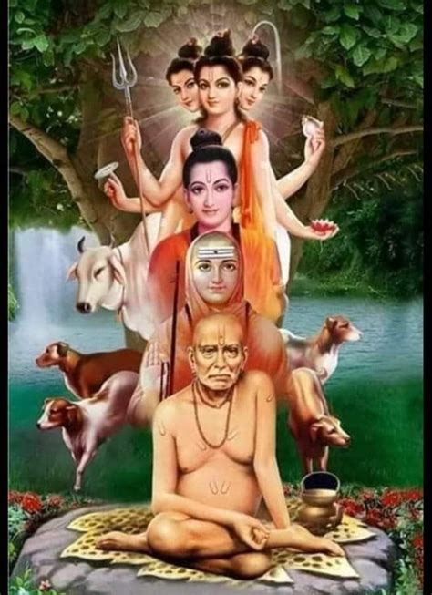 shri gurudev datta dattatray hd wallpaper gurudatta images swami