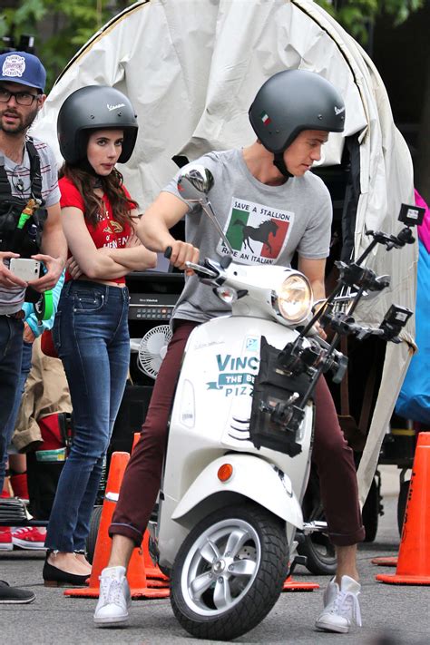 Emma Roberts Films a Scene With Hayden Christensen in Toronto 05/30 ...