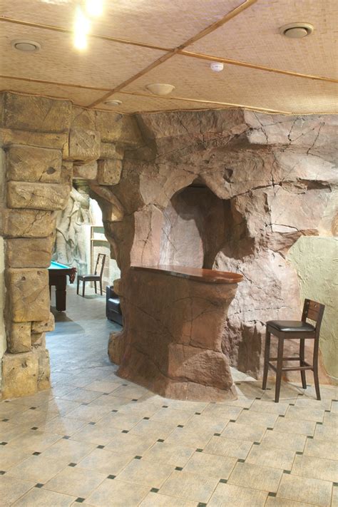 Искусственная скала в интерьере (65 фото)