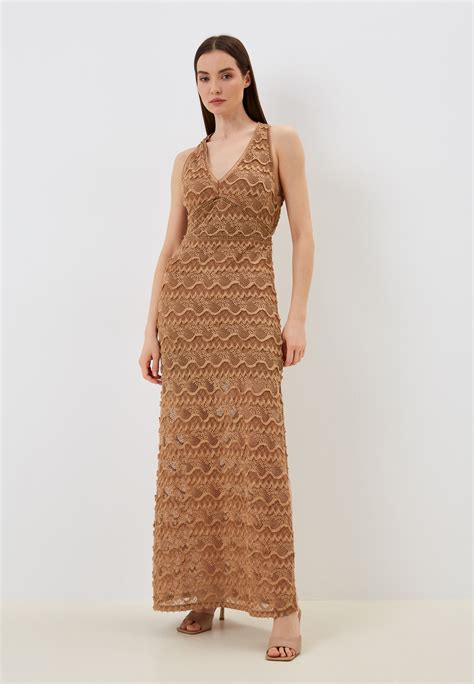 Платье Guess, цвет: коричневый, RTLACN927501 — купить в интернет ...