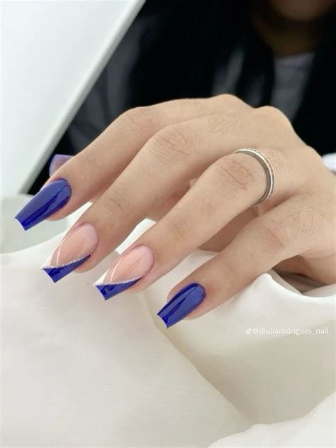 Unhas Decoradas Azul Marinho - Unhas Decoradas Azul Marinho: Sofisticação e Estilo Único ...