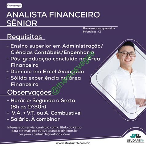 analista financeiro fortaleza ce  vagas themos vagas