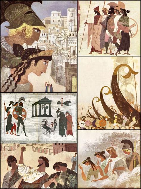 ancient greek mythology  homers  iliad   odyssey