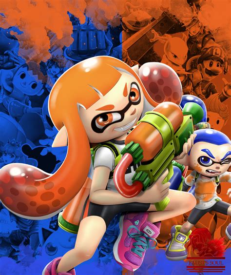 ArtStation - Inkling Super Smash Bros