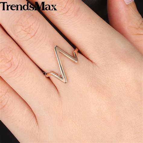 Trendsmax женское кольцо золото/розовое золото цвет нержавеющая сталь ...