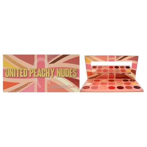 Amazon.com : Rude Cosmetics United Peachy Nudes - 21 Pressed Pigment