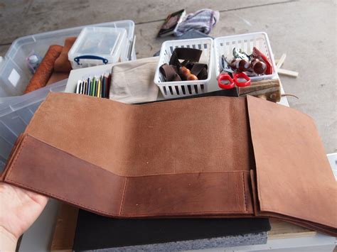 Large Leather Pencil Case for Art Supplies & More : 5 Steps (with Pictures) - Instructables