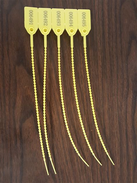 Small Numbered Plastic Tags