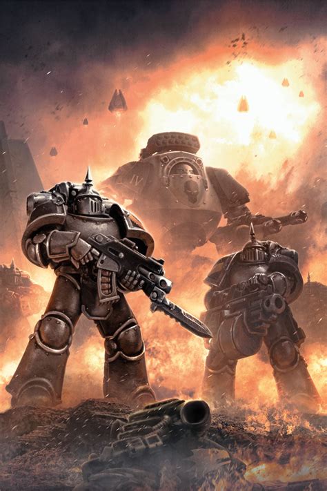 Iron Warriors at Istvaan V - Warhammer Art