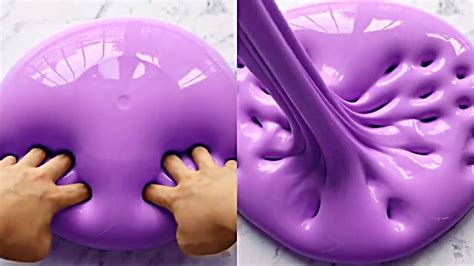 Glossy slime - satisfying slime ASMR video compilation 2018 - YouTube