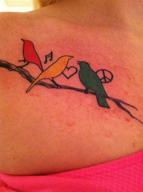 three little birds tattoo 5