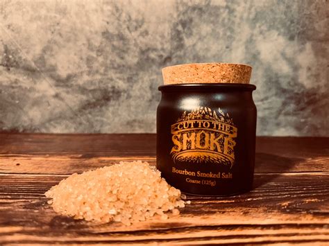 Bourbon Smoked Salt Coarse -125g