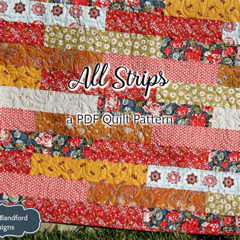 Strip Quilt Pattern - Etsy