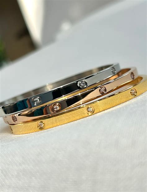 CZ Love Bangle – SAGE | SUMMER