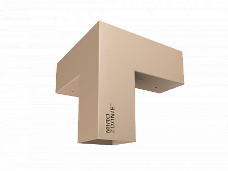 Комплект кронштейнов для перголы Double CUBE цвета латте от MIROZDANIE