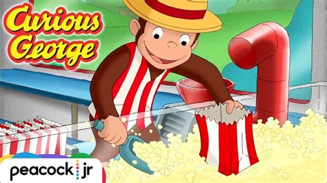 Popcorn Problems | CURIOUS GEORGE | Curious george, Curious, George