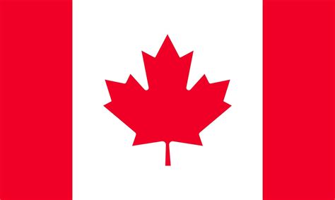 canada national flag design  vector art  vecteezy