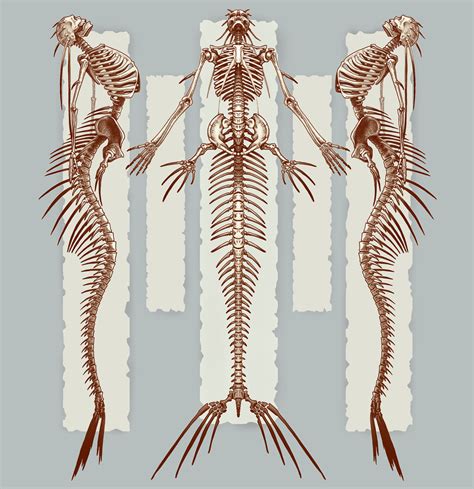 ArtStation - Siren skeleton