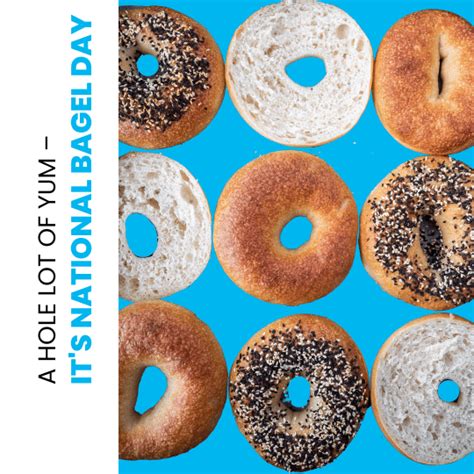 Free National Bagel Day Communication Templates