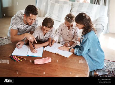 Nothing encourages learning like a supportive family. a happy young ... 