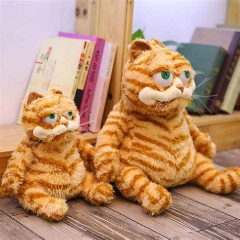 1шт Мягкая игрушка реалистичный кот Гарфилд 30/45 см d1q5 - купить с ...