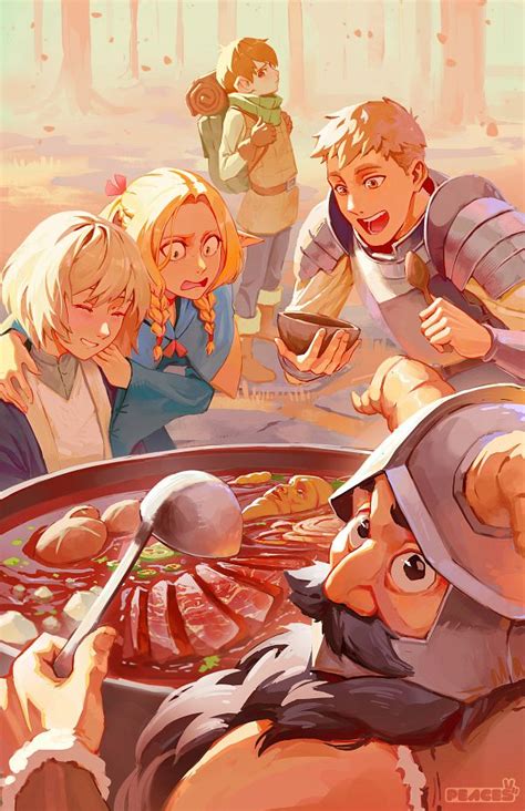 dungeon meshi delicious  dungeon image  peaces arts