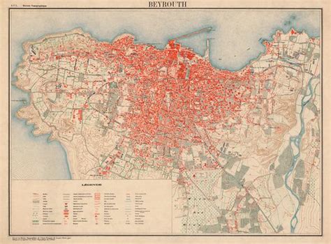 beirut map detailed