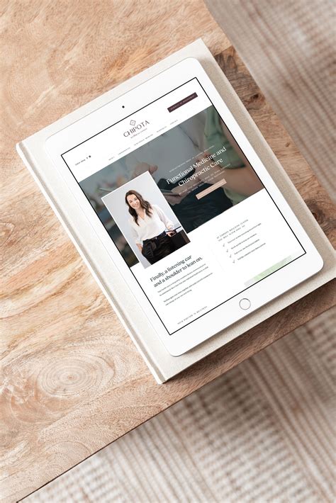 Custom brand & website design for Chipota Wellness Center
