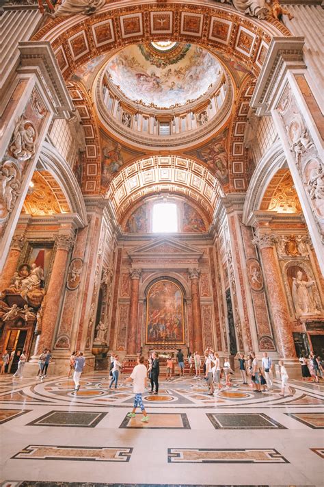 magnificent st peters basilica   vatican city rome hand