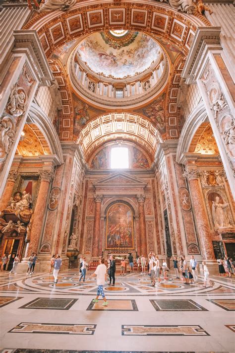 The Magnificent St Peter's Basilica In The Vatican City, Rome | Vatican ...