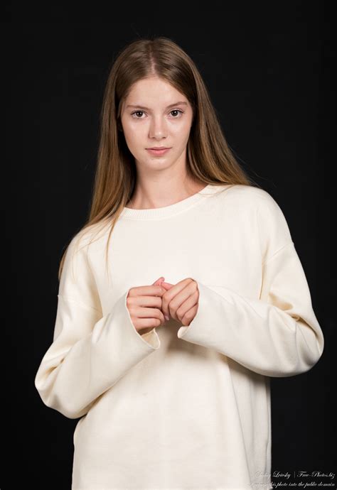 Photo of Vika - an 18-year-old girl with natural fair hair, the third