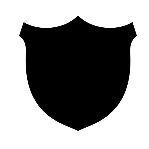 svg blank shield highway coat  svg image icon svg silh
