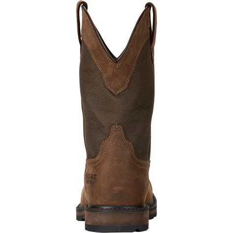 Ariat Men's Groundbreaker Safety Boots - Brown | elliottsboots