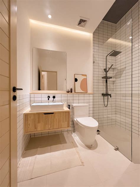 scandinavian japandi bathroom