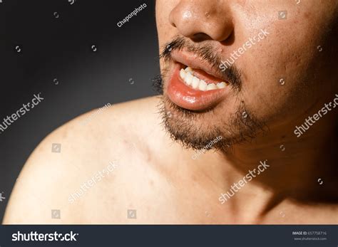 close male bottom  face angry stock photo  shutterstock