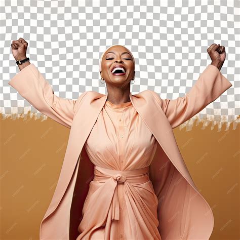 Diverse Climate Advocate Radiates Empowerment on Apricot | Premium AI