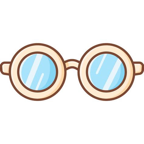 Cute Glasses Cartoon Icon 11125355 PNG