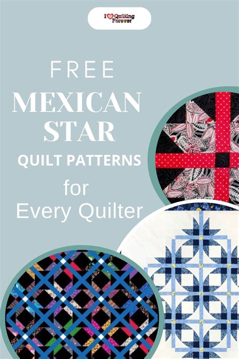 Top 4 Free Mexican Star Quilt Patterns (+3 Bonus Patterns For Sale) - I